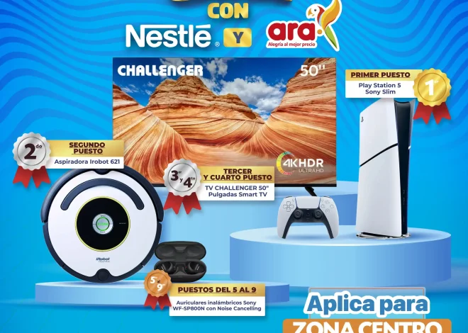 GANA CON NESTLE Y ARA