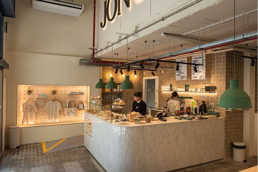 350 meter persegi didedikasikan untuk kue keju