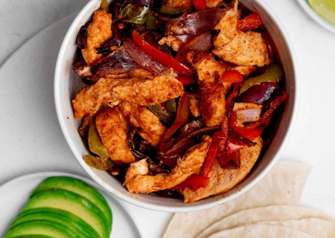 Fajitas dalam penggorengan udara (airfryer)