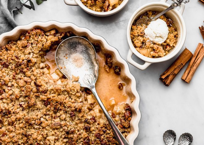 Apple Crumble atau Apple Crisp (Mudah)