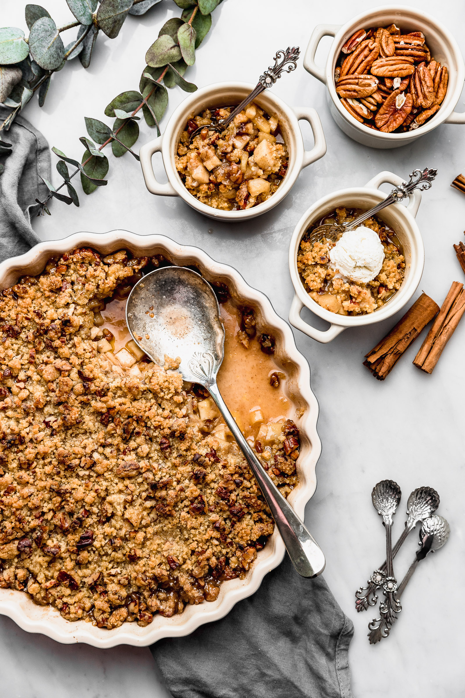 Apple Crumble atau Apple Crisp (Mudah)