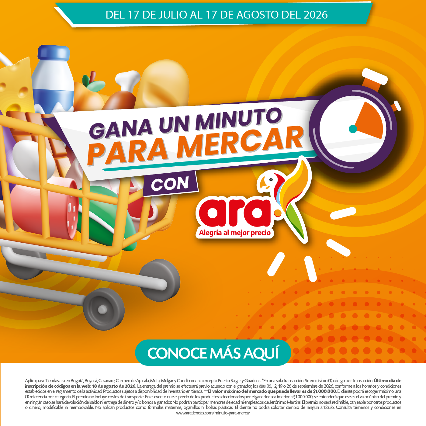 ACTIVIDAD GANA UN MINUTO PARA MERCAR